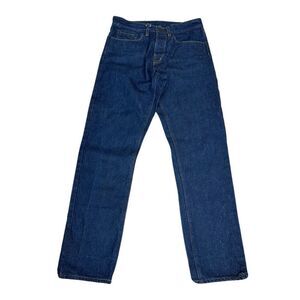 Shockoe Atelier Men’s Size 32x32 Indigo Denim Jeans Made in USA Button Fly